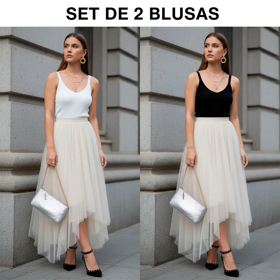 TR2.0 SET DE BLUSA DE TIRANTES 5934